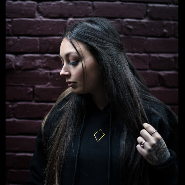 Black & Gold - Script Sweater