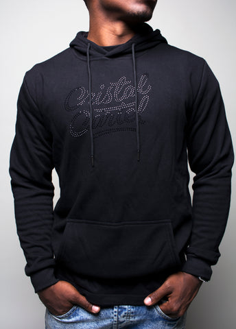 Black Diamond Rhinestone Sweater